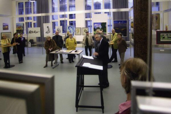 Er�ffnung der Ausstellung